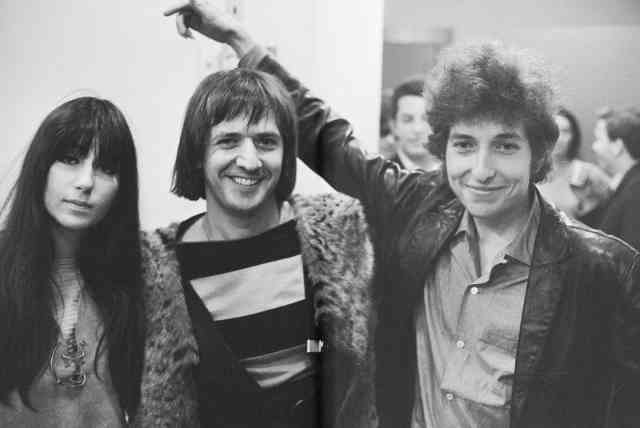 Sonny & Cher With Bob Dylan - New York - 1965