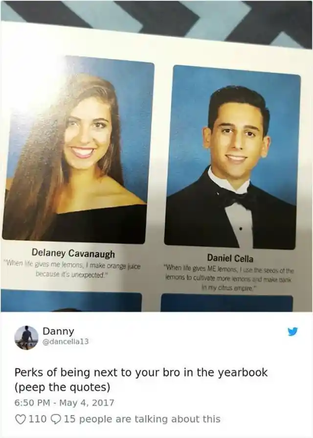 Hilarious Yearbook Quotes That Slip Under the Principal's Radar