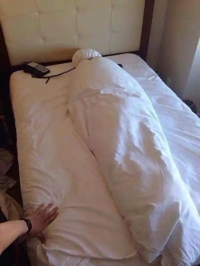 A Surprise For The Cleaning Lady