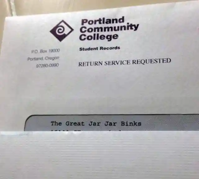 Mail for Jar Jar