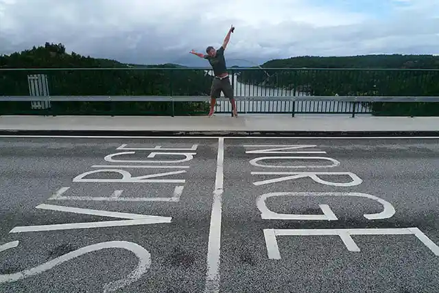 National Border Between Norway and Sweden