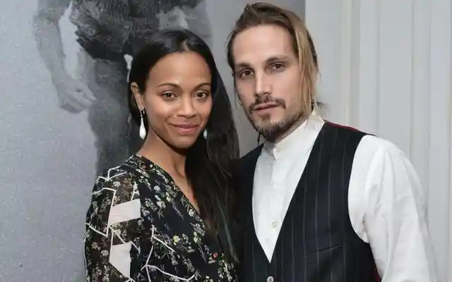 Zoe Saldana & Marco Perego