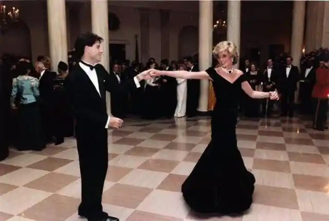 Travolta & Princess Di, 1985