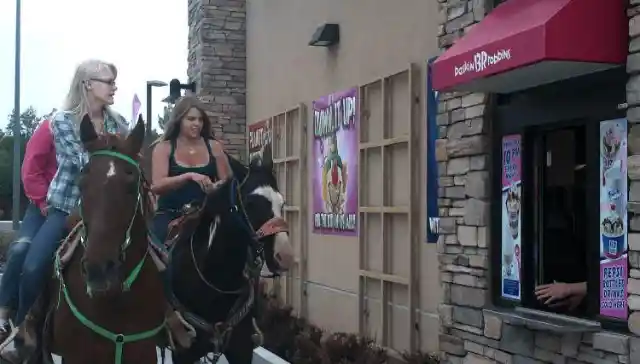 Drive-Thru, Or Ride-Thru?