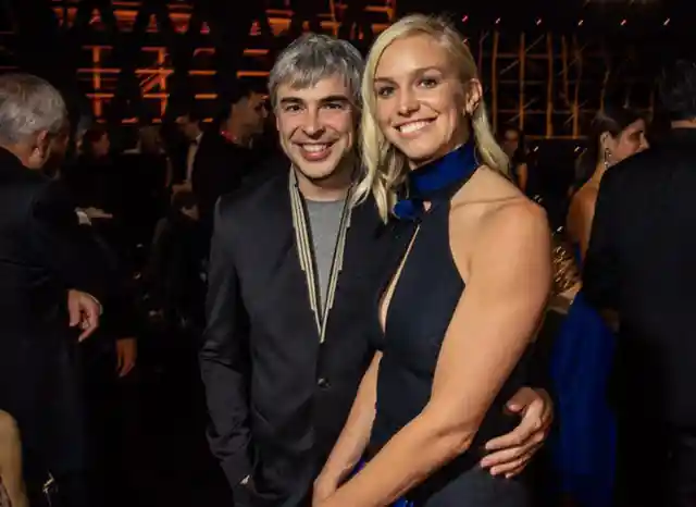 Lucinda Southworth y Larry Page