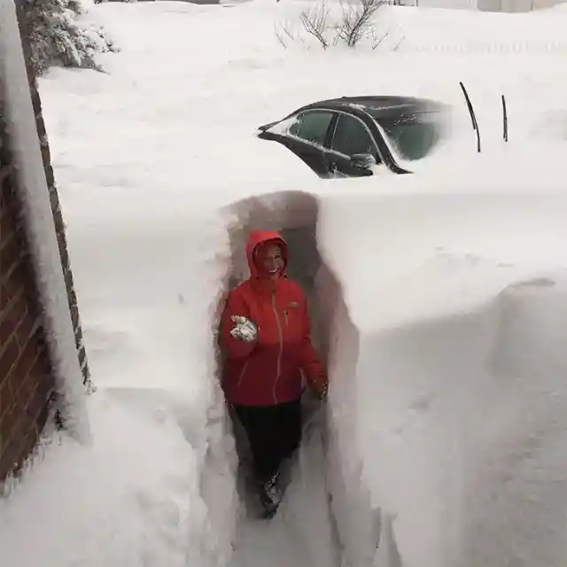 ボストンの雪との闘い