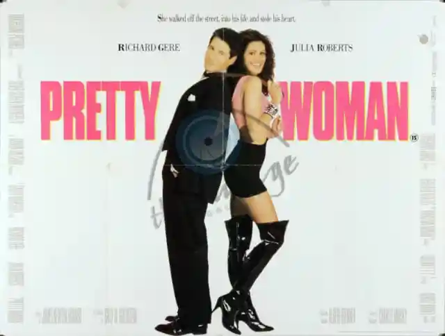 1. Julia Roberts' head was superimposed on the body of the famous body double Shelley Michelle for the movie poster.