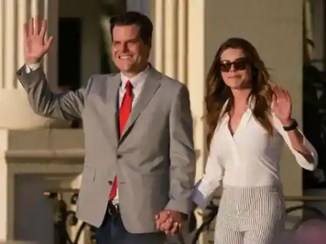 7. Matt Gaetz and Ginger Luckey – Married Since 2021