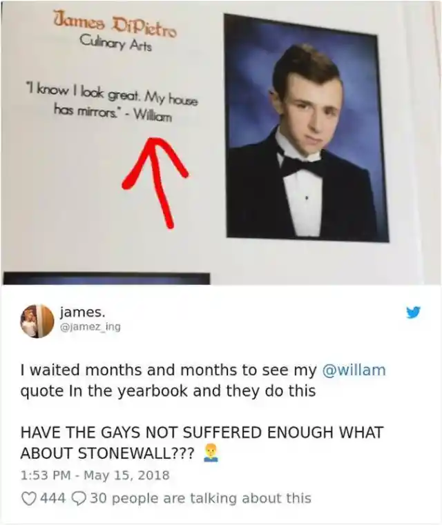 Hilarious Yearbook Quotes That Slip Under the Principal's Radar