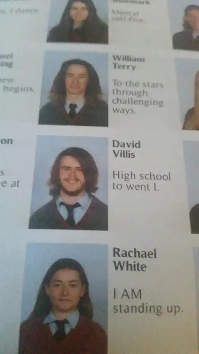 Hilarious Yearbook Quotes That Slip Under the Principal's Radar