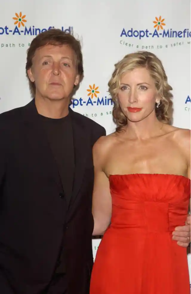 Sir Paul McCartney and Heather Mills