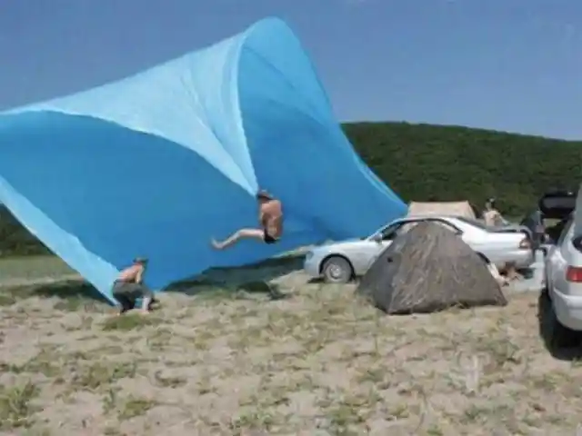Windy Wilderness Meets Unexpected Briefs and Bravado