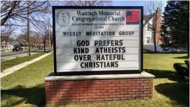 Kind Atheists > Hateful Christians