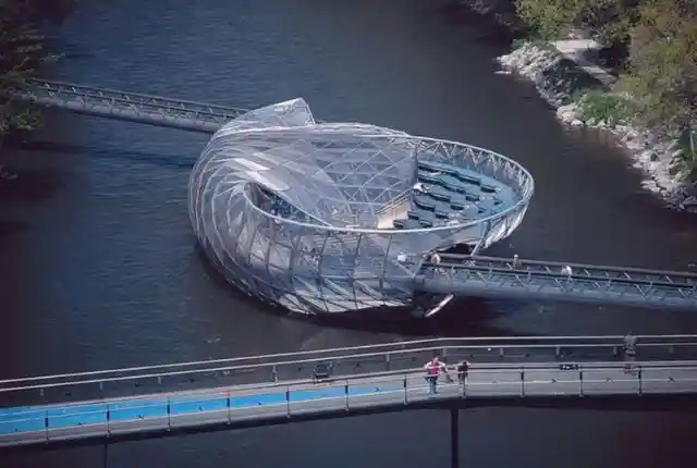 Mur Island Bridge – Austria