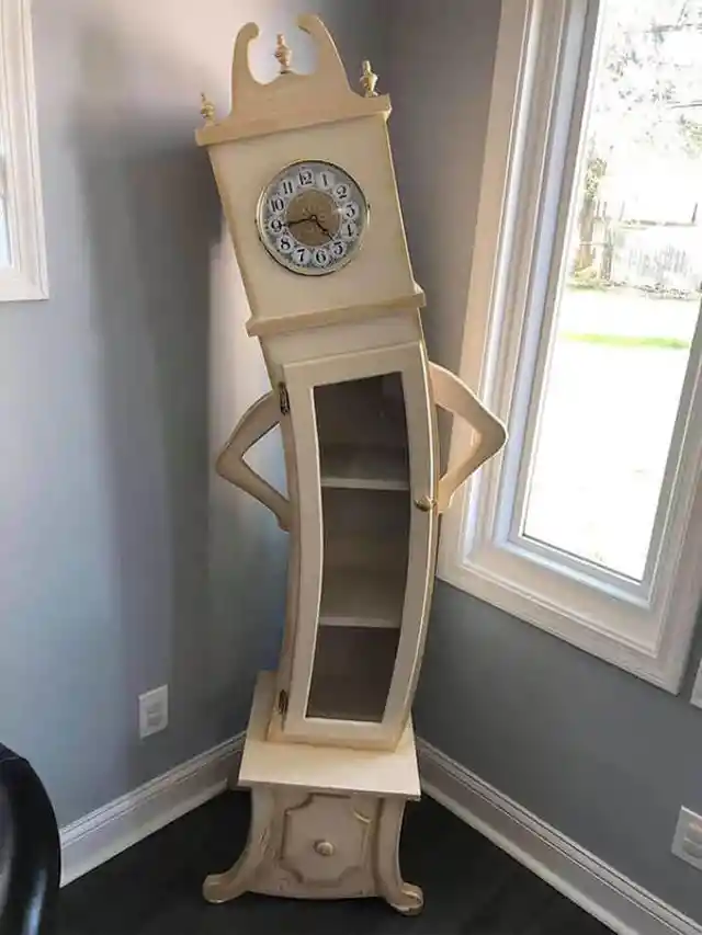 Bent Grandfather Clock