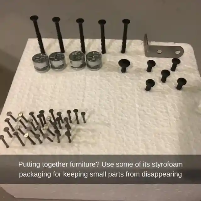 The Styrofoam Organizer