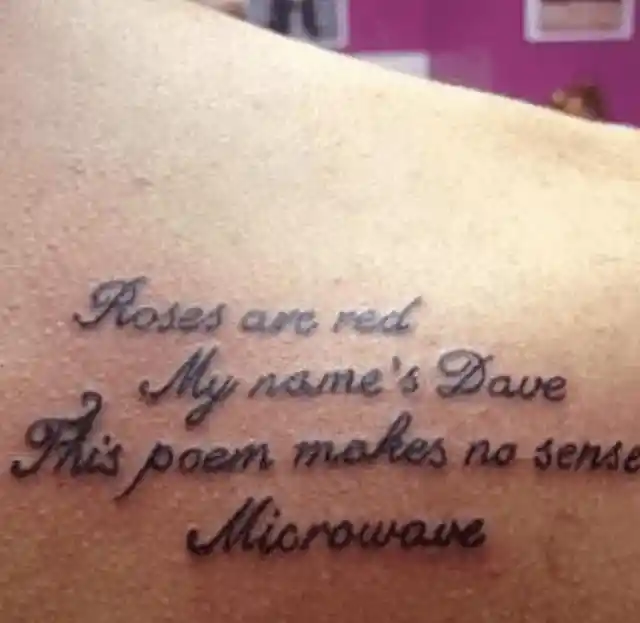 78 Tattoos That Shouldn’t Have Been Tattooed