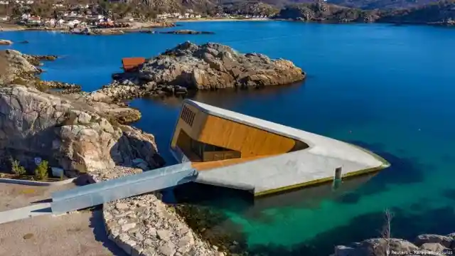 Norway Has Just Opened The Largest Underwater Restaurant With Views Of Marine Life