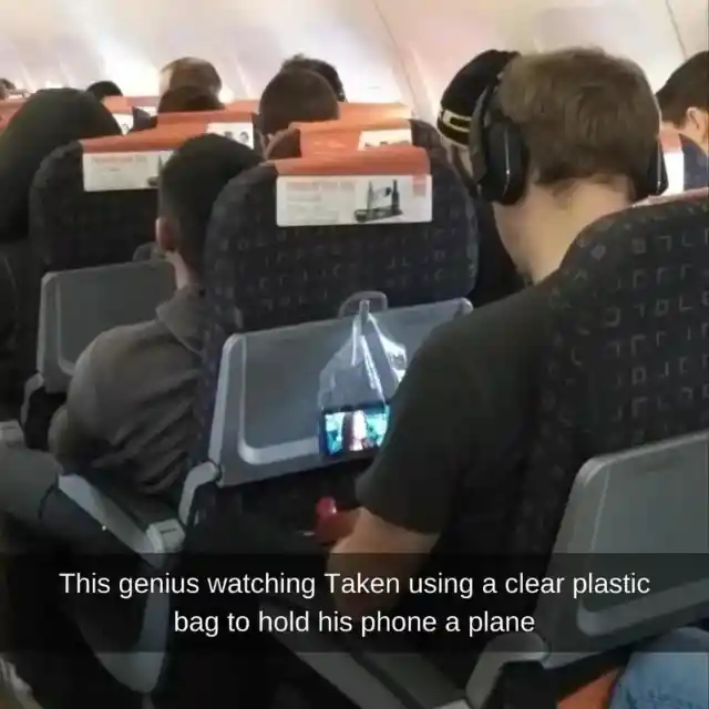 In-Flight Entertainment In The Bag