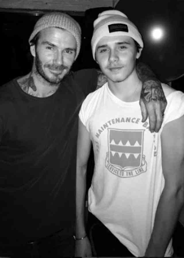 David et Brooklyn Beckham