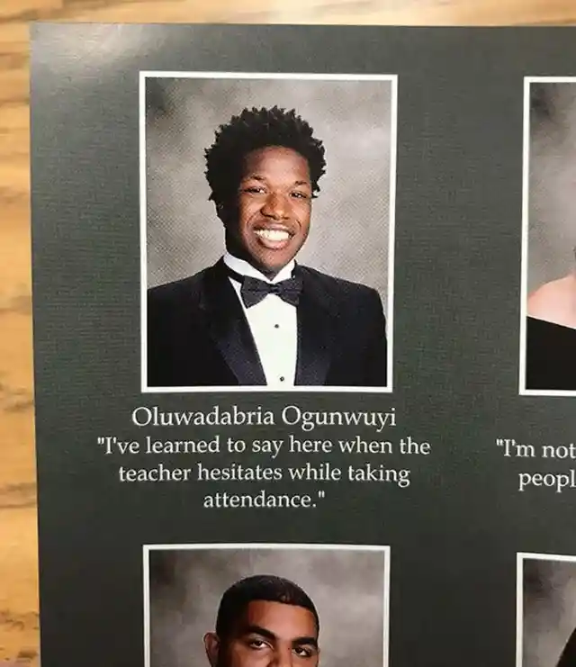 Hilarious Yearbook Quotes That Slip Under the Principal's Radar