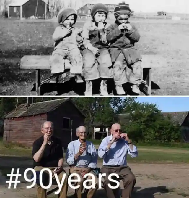 Trois frères, 90 ans après