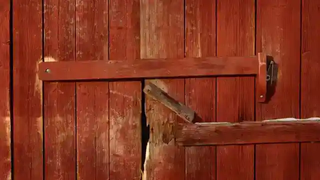納屋をくまなく探す