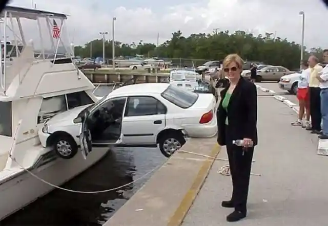 The Car’s Daredevil Dockside Stunt