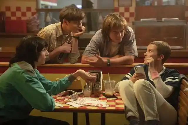 The series "Stranger Things" is set in which fictional town?