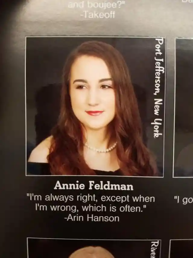 Hilarious Yearbook Quotes That Slip Under the Principal's Radar