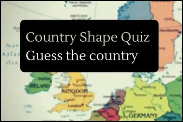 Can You Guess the Country From Its Shape?