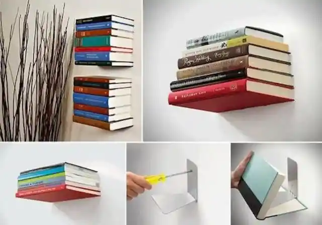 Floating Bookshelves 