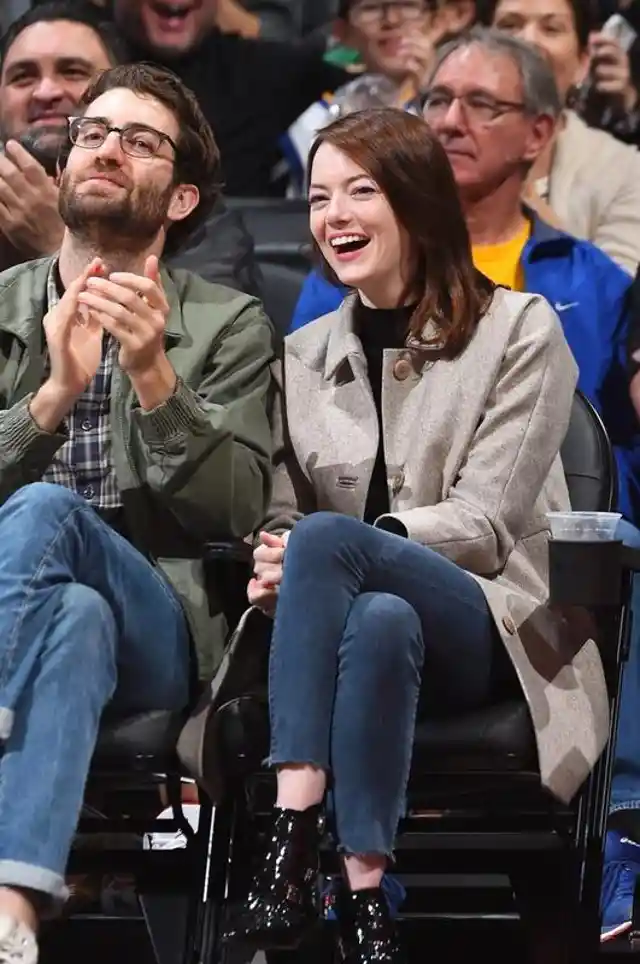 Emma Stone and Dave McCary