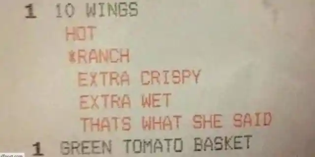 40 Hilarious Notes Left On Restaurant Receipts 