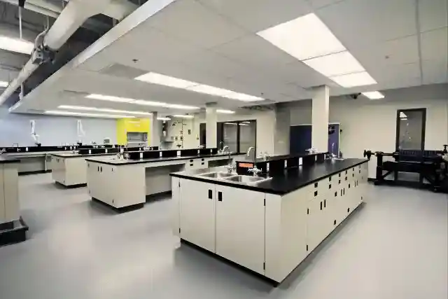 科学実験室での準備
