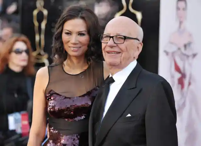 Wendi Deng y Rupert Murdoch