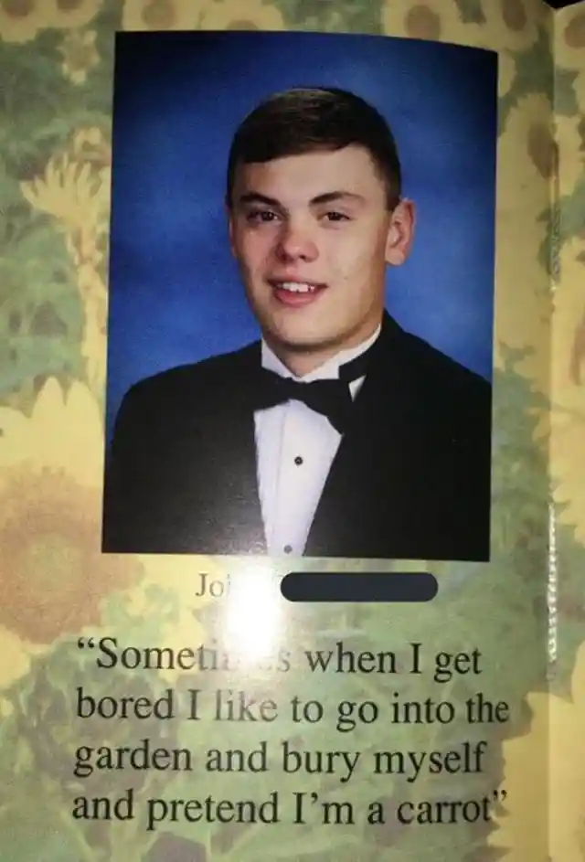 Hilarious Yearbook Quotes That Slip Under the Principal's Radar