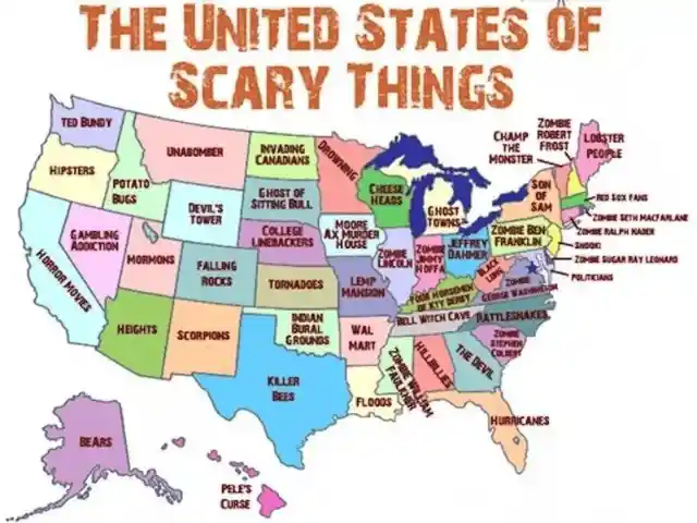 Need A Laugh? Check Out These Hilarious Maps That Reveal Fascinating Facts About The USA