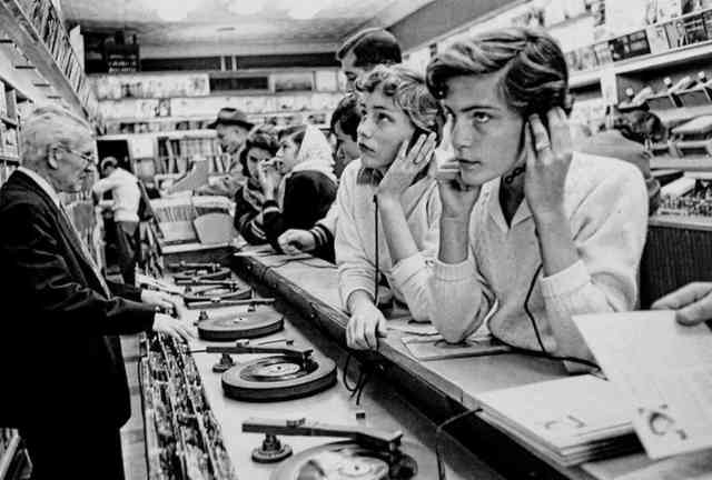 Hanging Out At The Record Store, 1957