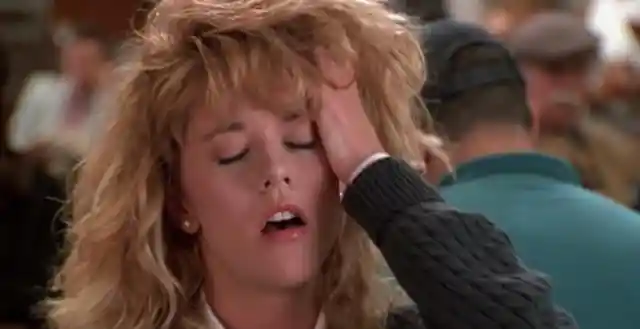 Which quirky film showed Meg Ryan making crazy faces and noises in a diner?