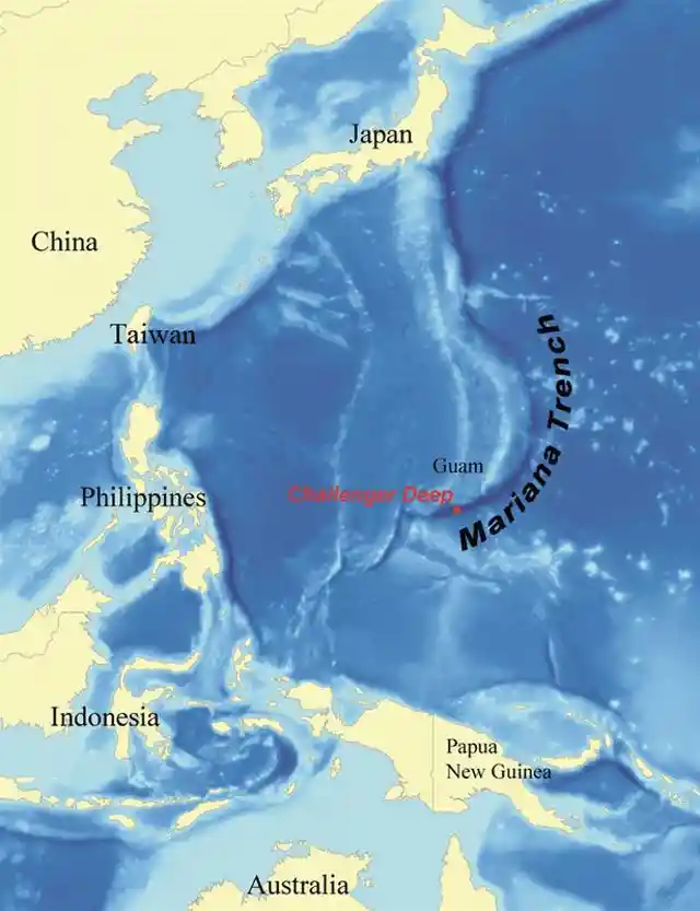 Deepest Section of the Ocean, Mariana Trench