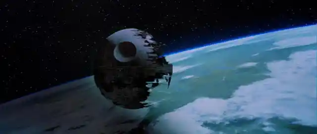 In “Return of the Jedi”, the second Death Star is orbiting … 