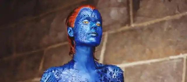 Who played the character Mystique below?