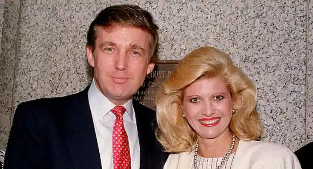 Donald Trump and Ivana Zelníčková