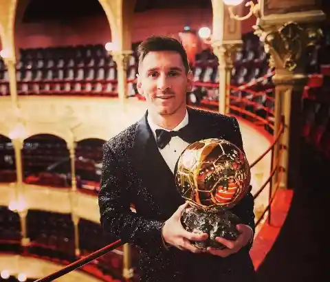 How many Ballon d'Or awards has Messi won?