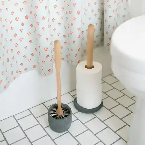 Holder And Toilet Brush