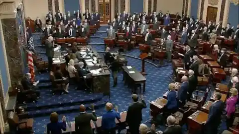 The Senate is composed of ____Senators.