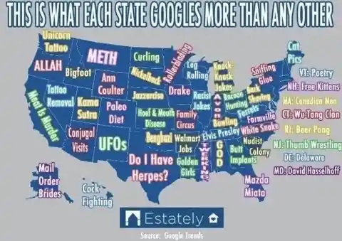 Need A Laugh? Check Out These Hilarious Maps That Reveal Fascinating Facts About The USA