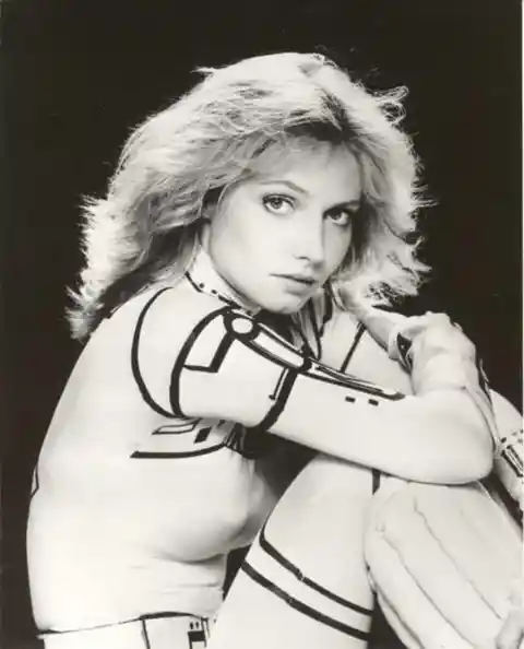 Cindy Morgan On The Set Of The Film 'Tron', 1982