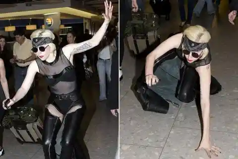 Lady Gaga Finds Her Feet